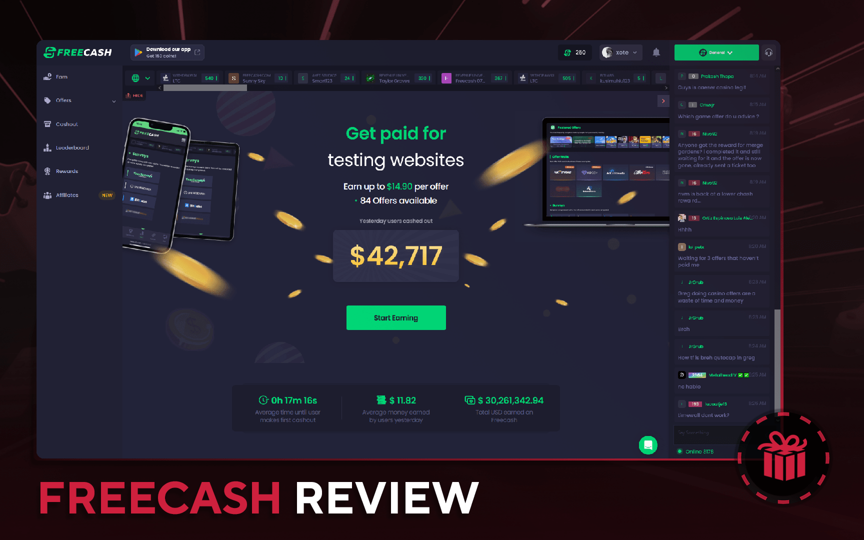 Freecash Review in 2025 - Pros and Cons - Free Bonus Code