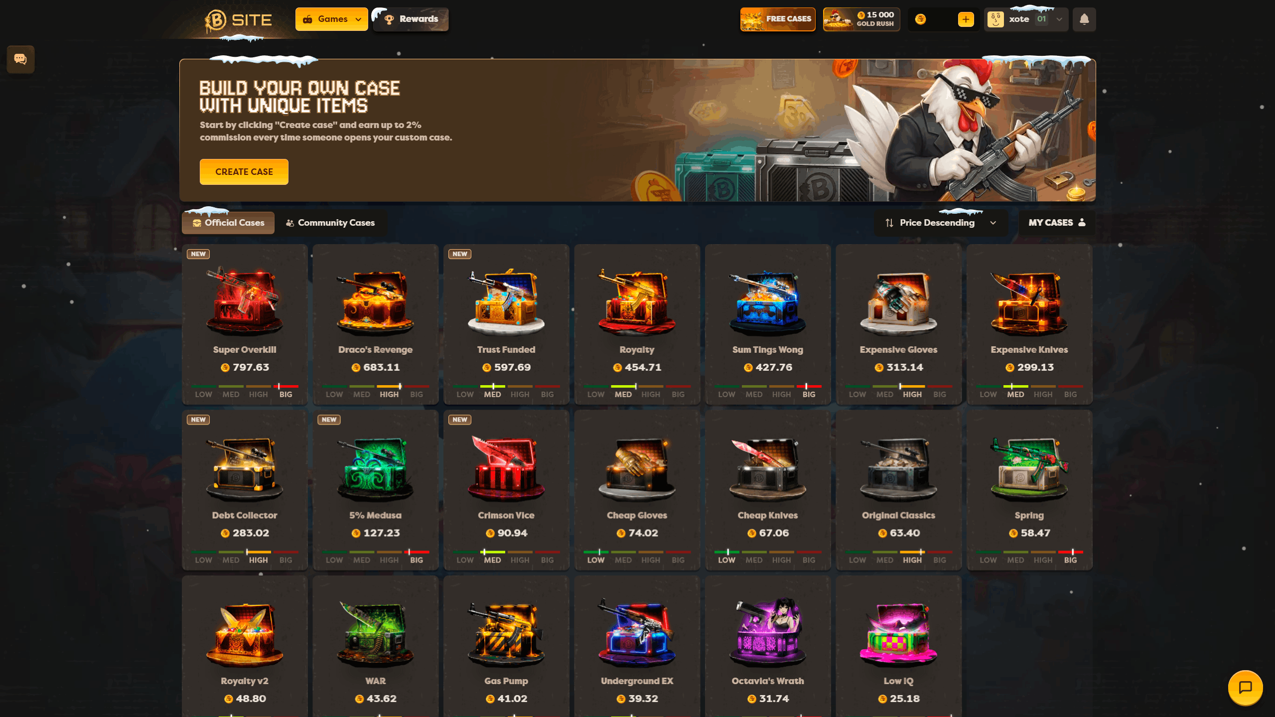 BSite Case Opening ScreenShot