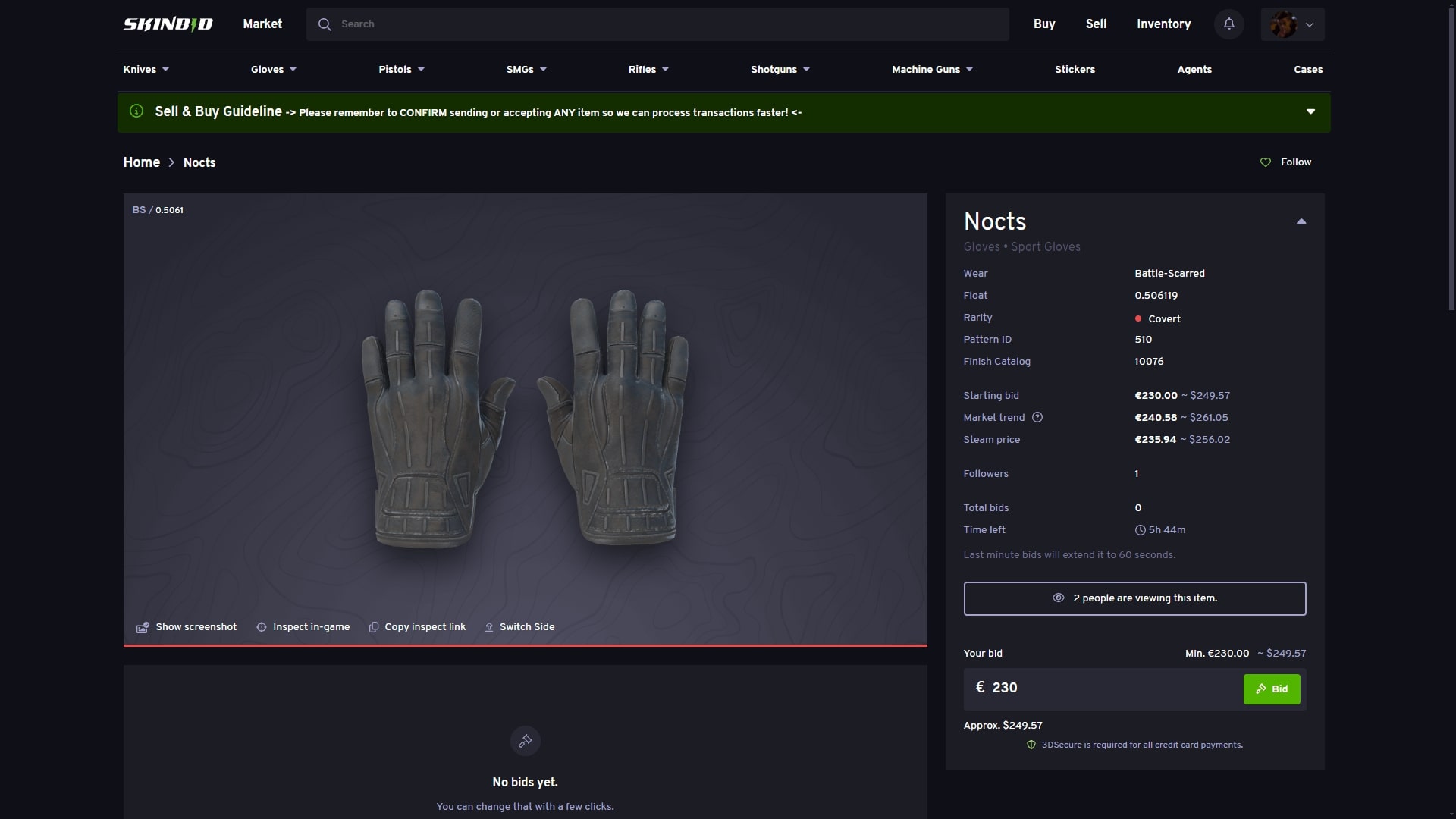 SkinBid ScreenShot 5