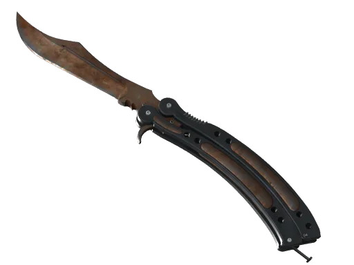 Butterfly Knife | Rust Coat (Battle-Scarred)