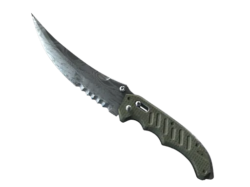 Flip Knife | Damascus Steel