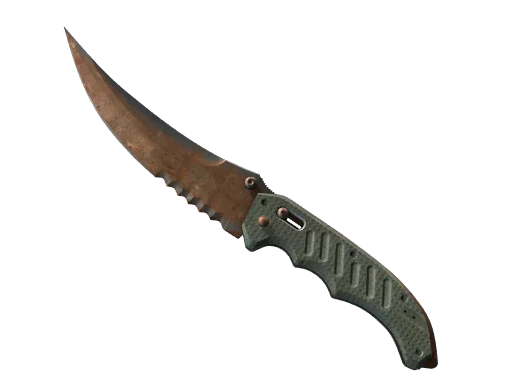 Flip Knife | Rust Coat (Battle-Scarred)