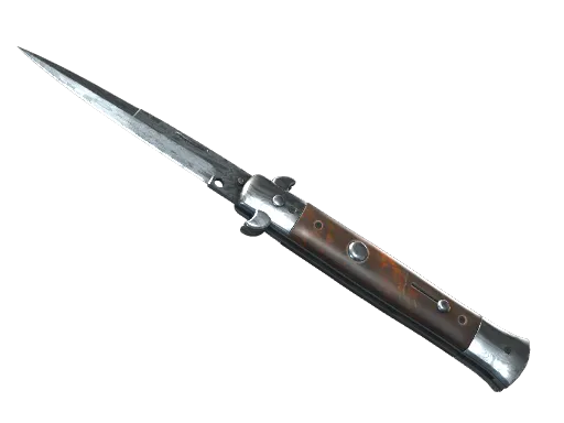 Stiletto Knife | Damascus Steel