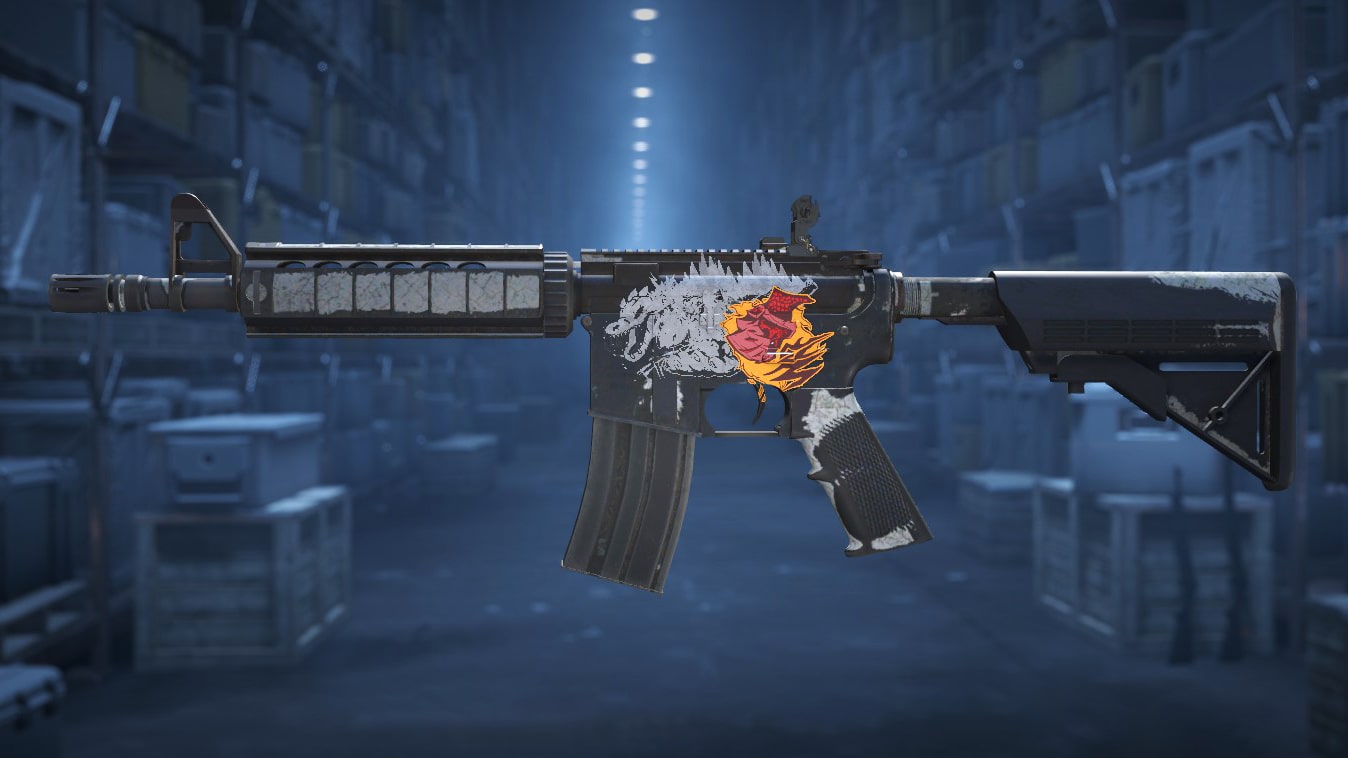 M4A4 | Godzilla Crafting Step 5