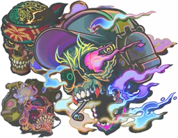 Sugarface 2 Stickers