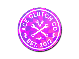 Sticker | Ace Clutch Co. (Holo)