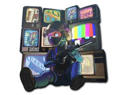 Sticker | TV Installation (Lenticular)