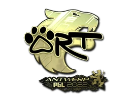 Sticker | arT (Gold) | Antwerp 2022
