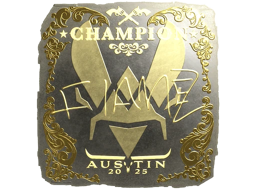 Sticker | FlameZ (Gold, Champion) | Austin 2025
