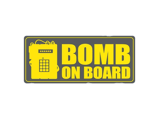 Bomb On Board | Sticker