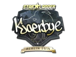 Sticker | Kjaerbye (Gold) | Berlin 2019