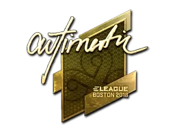 Sticker | autimatic (Gold) | Boston 2018