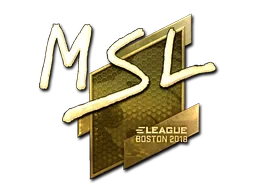 Sticker | MSL (Gold) | Boston 2018