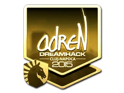 Sticker | adreN (Gold) | Cluj-Napoca 2015