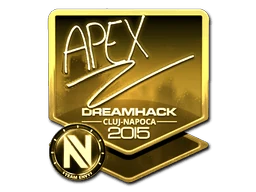 Sticker | apEX (Gold) | Cluj-Napoca 2015