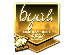 Sticker | byali (Gold) | Cluj-Napoca 2015