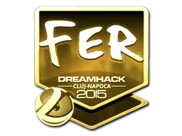 Sticker | fer (Gold) | Cluj-Napoca 2015