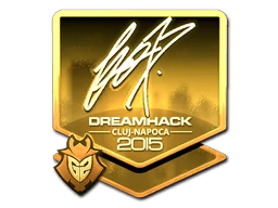 Sticker | fox (Gold) | Cluj-Napoca 2015
