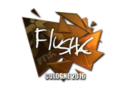 Sticker | flusha (Foil) | Cologne 2016