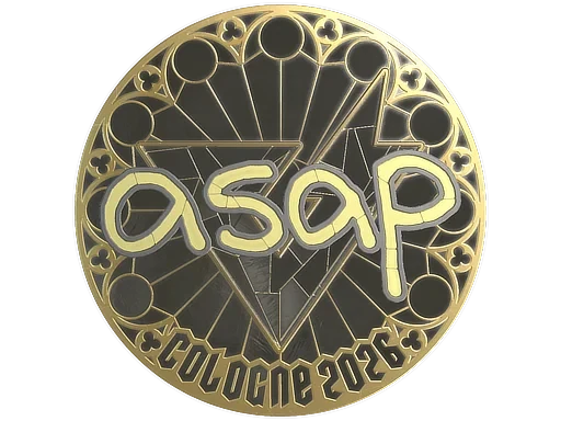 Sticker | asap (Gold) | Cologne 2026