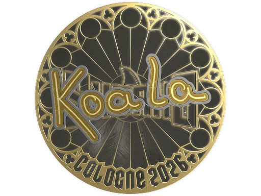 Sticker | koala (Gold) | Cologne 2026