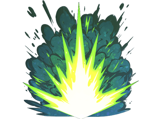 Sticker | Boom Detonation (Glitter)