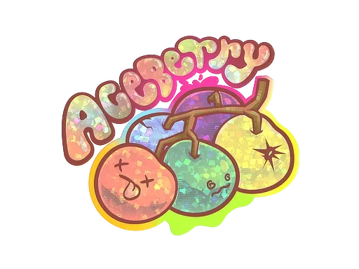 Aceberry (Glitter) | Sticker