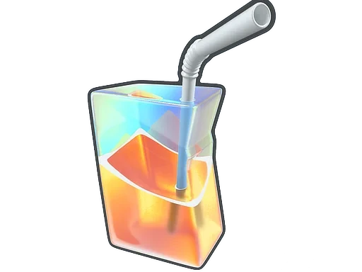 Juice Box (Holo) | Sticker