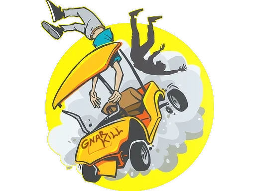 Golf Cart | Sticker