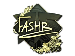 Sticker | FASHR (Gold) | Rio 2022
