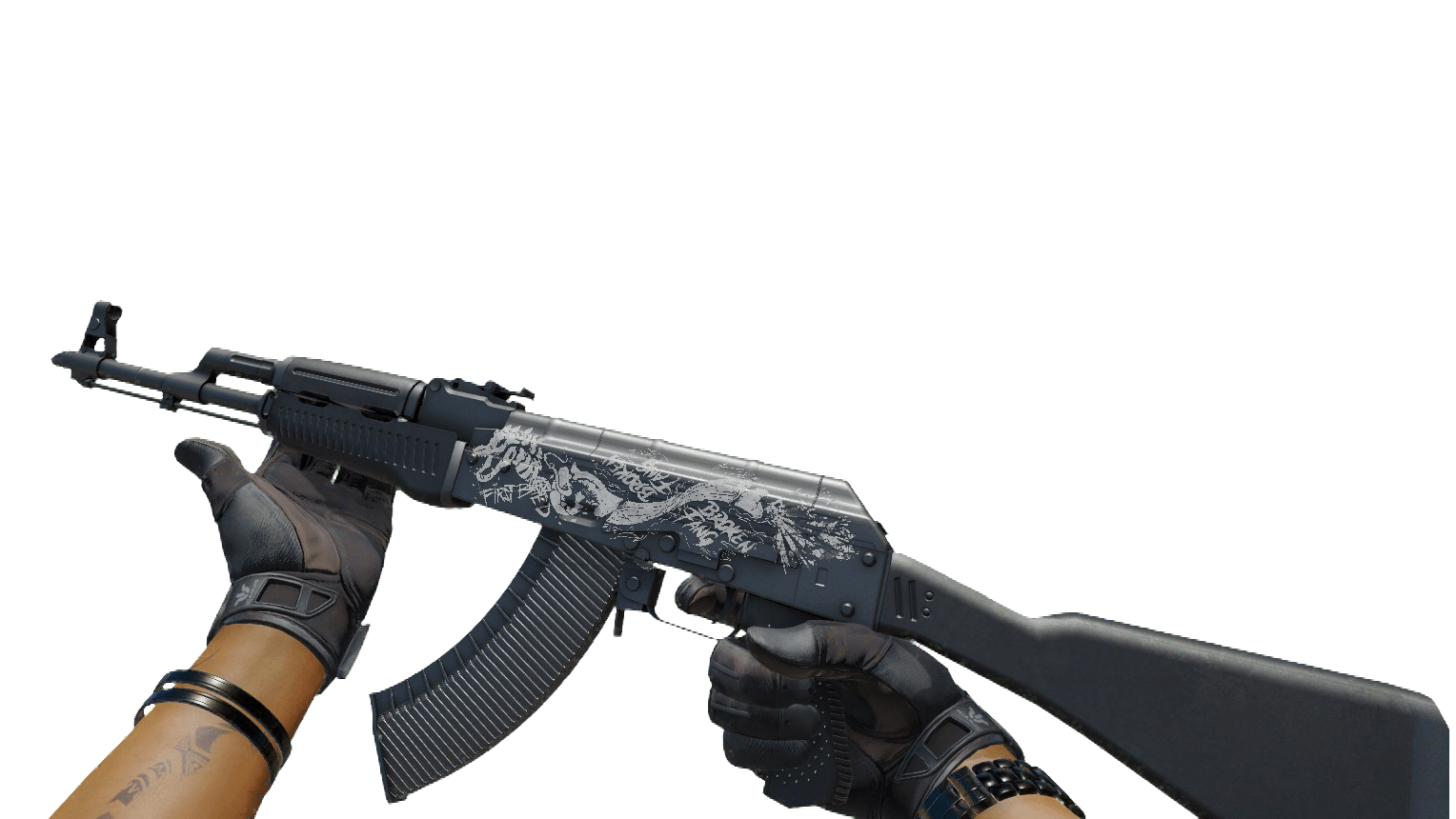 AK-47 | Gray Dragon ScreenShot 2